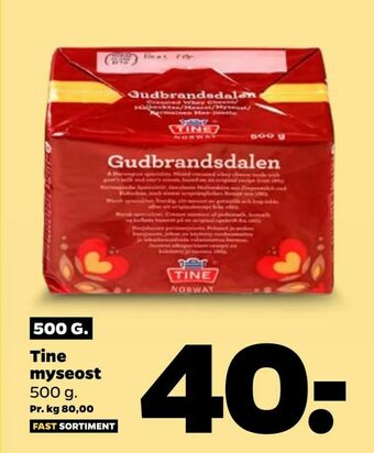 Netto Tine myseost tilbud
