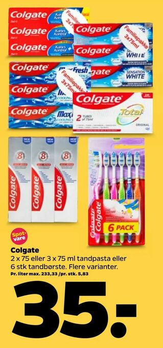 Netto Colgate tilbud