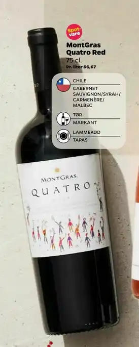 Netto MontGras Quatro Red tilbud