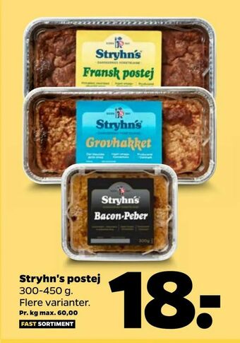 Netto Stryhn's postej tilbud