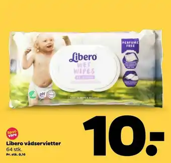 Netto Libero vådservietter tilbud