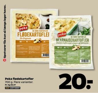 Netto Peka flødekartofler tilbud