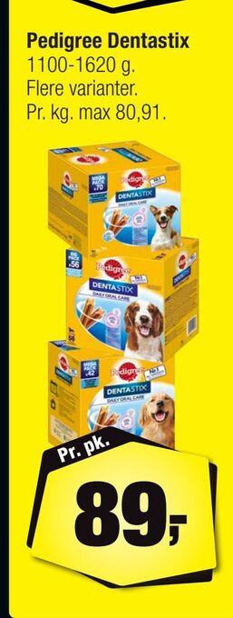 Calle Pedigree Dentastix tilbud