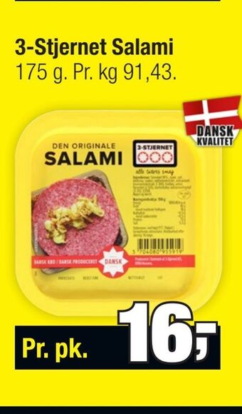3-Stjernet Salami