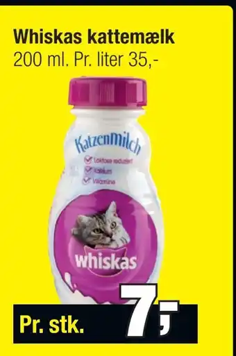 Calle Whiskas kattemælk tilbud