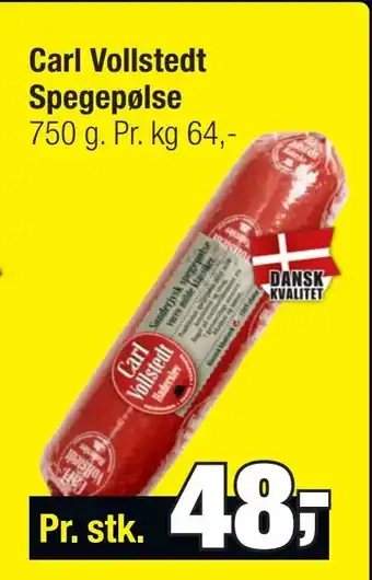 Carl Vollstedt Spegepølse