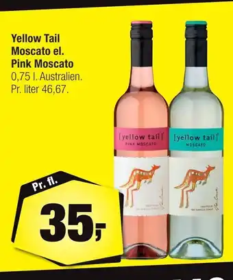 Calle Yellow Tail Moscato el. Pink Moscato tilbud