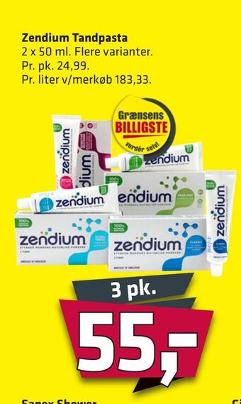 Fleggaard Zendium Tandpasta tilbud