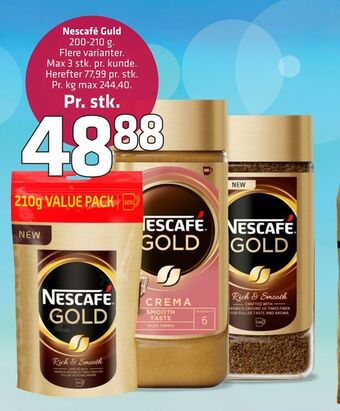 Fleggaard Nescafé Guld tilbud