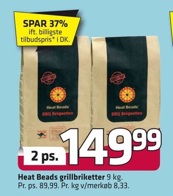Fleggaard Heat Beads grillbriketter tilbud