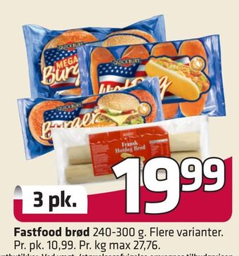 Fastfood brød