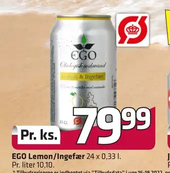 Fleggaard EGO Lemon/Ingefær tilbud
