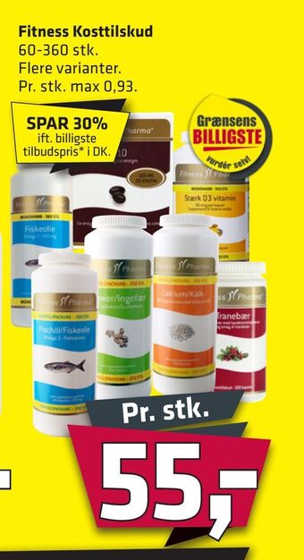 Fleggaard Fitness Kosttilskud tilbud