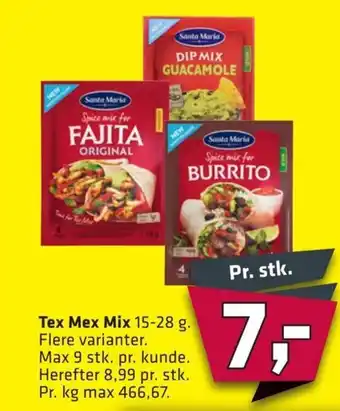 Fleggaard Santa Maria Tex Mex Mix tilbud