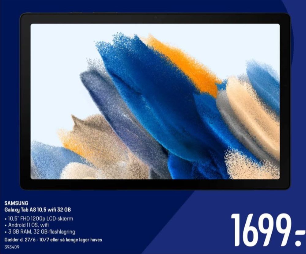 Samsung Galaxy Tablet Tablet Tilbud Hos Elgiganten
