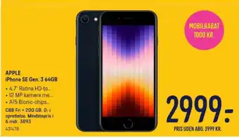 Elgiganten Apple iphone se mobiltelefon tilbud
