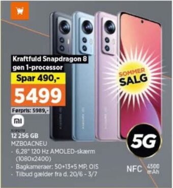 Power Xiaomi mi 12 mobiltelefon tilbud