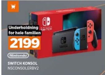 Power Nintendo switch spillekonsol tilbud