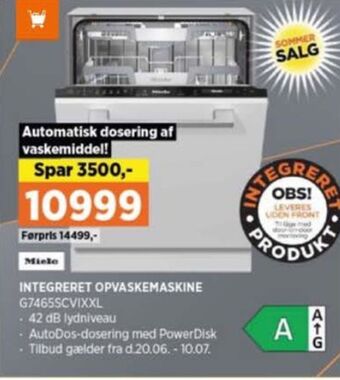 Miele opvaskemaskine