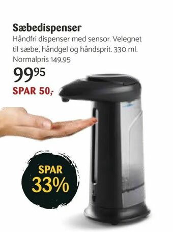 Kop & Kande Sæbedispenser tilbud