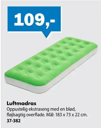 Biltema Luftmadras tilbud