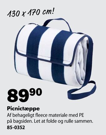 Biltema Picnictæppe tilbud