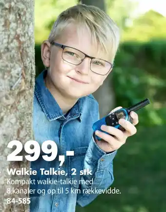 Biltema Walkie Talkie, 2 stk tilbud