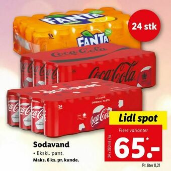 Let-Køb Sodavand tilbud