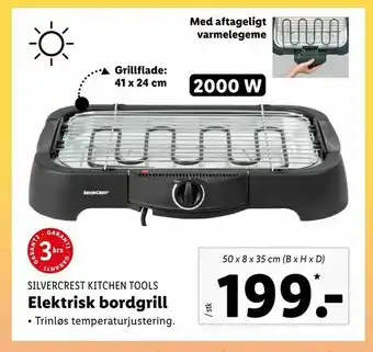 Elektrisk bordgrill