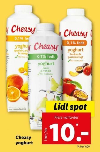Let-Køb Cheasy yoghurt tilbud