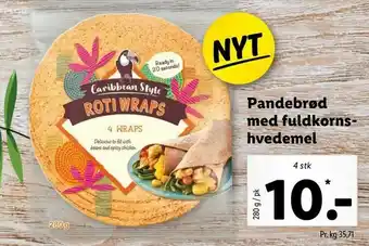 Pandebrød med fuldkornshvedemel