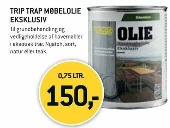 XL-BYG Trip trap møbelolie eksklusiv tilbud
