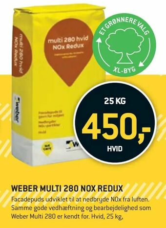 XL-BYG Weber multi 280 nox redux tilbud
