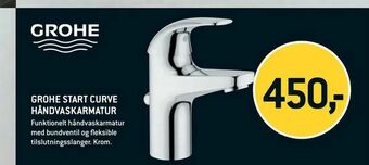 XL-BYG Grohe start curve håndvaskarmatur tilbud