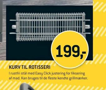 XL-BYG Kurv til rotisseri tilbud
