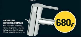XL-BYG Grohe feel håndvaskarmatur tilbud