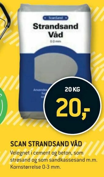 XL-BYG Scan strandsand våd tilbud