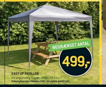 XL-BYG Easy up pavillon tilbud