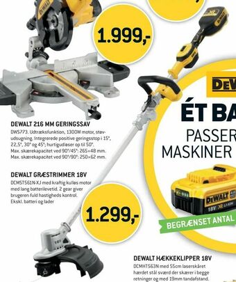 XL-BYG Dewalt græstrimmer 18v tilbud