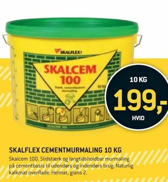 XL-BYG Skalflex cementmurmaling 10 kg tilbud