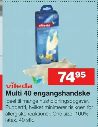 Bauhaus Multi 40 engangshandske tilbud