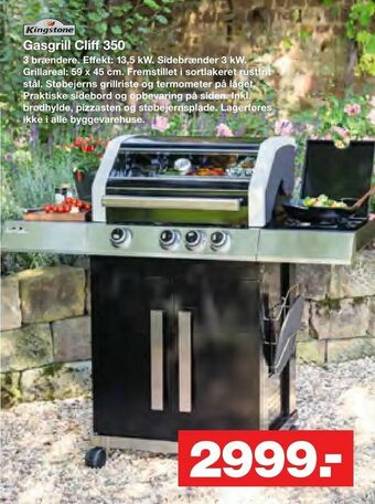 Bauhaus Gasgrill Cliff 350 tilbud