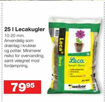 Bauhaus 25 l Lecakugler tilbud