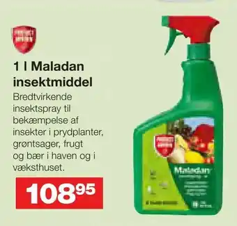 Bauhaus 1 l Maladan insektmiddel tilbud