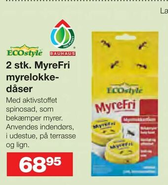 Bauhaus 2 stk. MyreFri myrelokkedåser tilbud