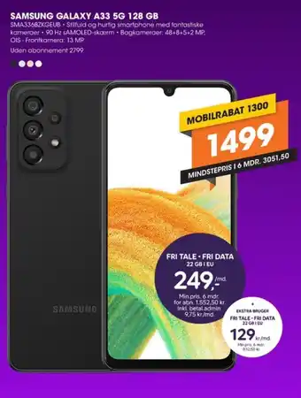 Samsung galaxy a33 mobiltelefon