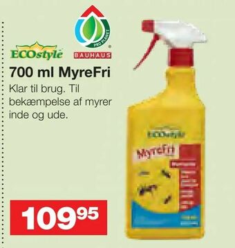 Bauhaus 700 ml MyreFri tilbud