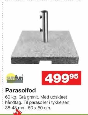 Bauhaus Parasolfod tilbud