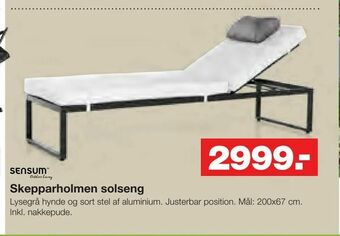 Bauhaus Skepparholmen solseng tilbud