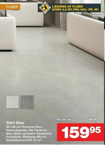 Bauhaus Start fliser tilbud